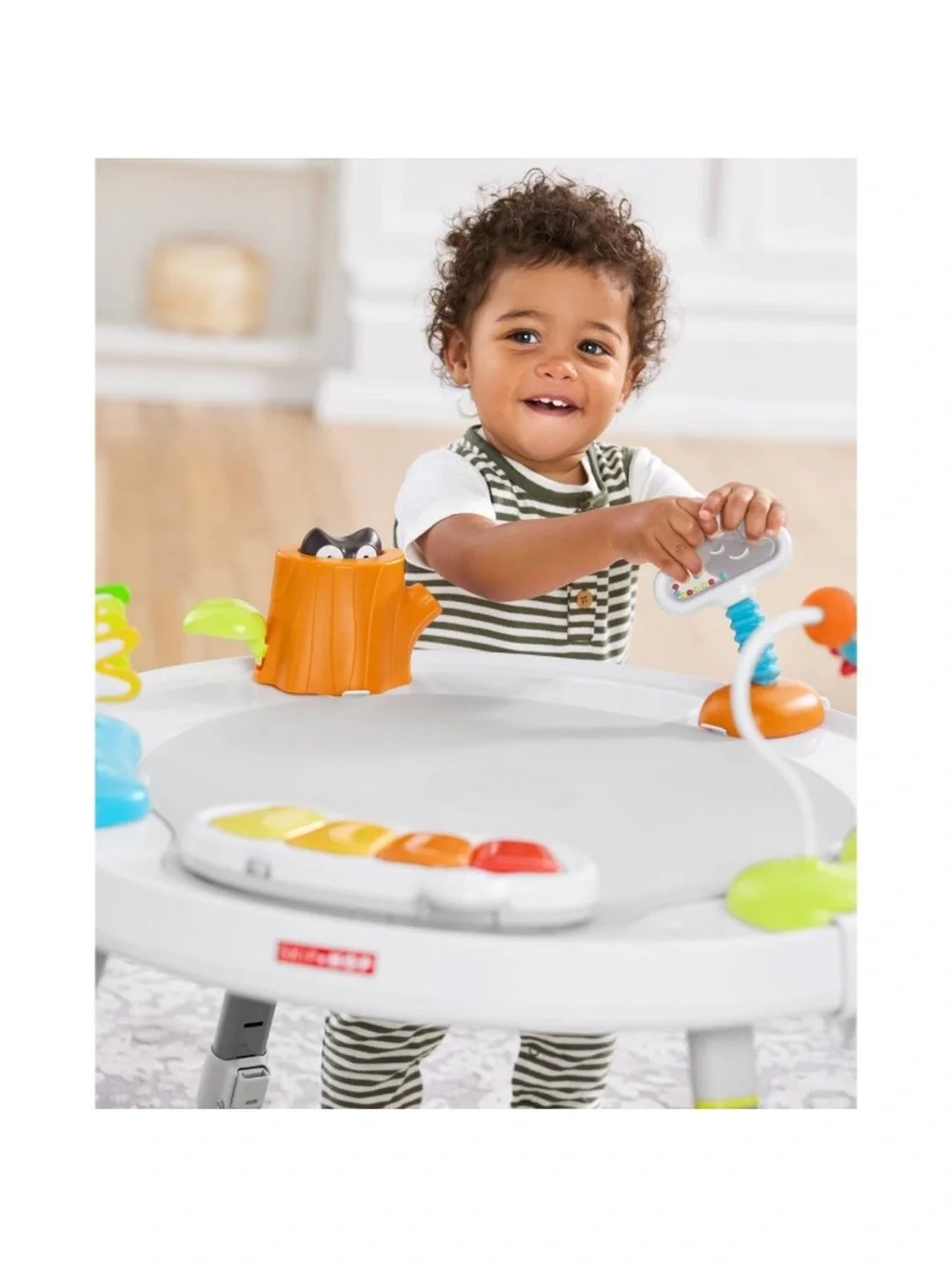 Skip Hop Clip-On Multicolor Baby Activity Toy  Beads, Spinner and Rattle Toys